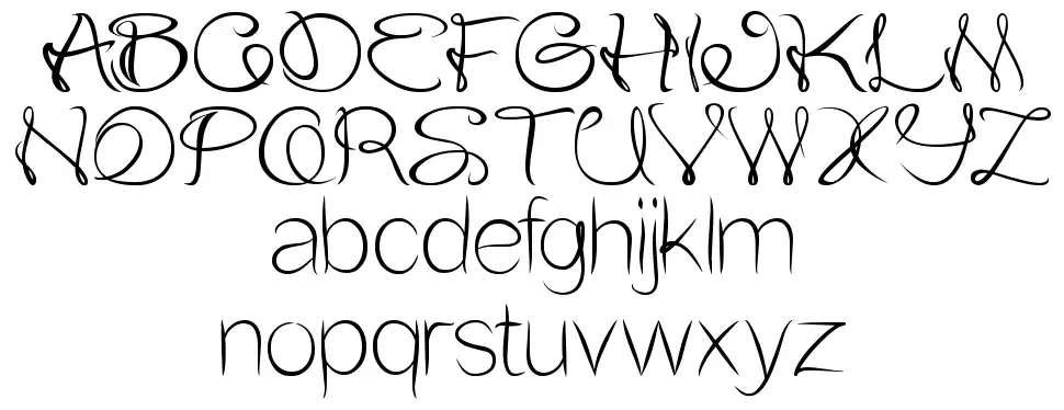Flower In The Windowfont specimens