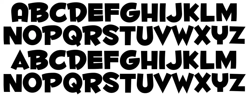 Fontdinerdotcom Huggablefont specimens