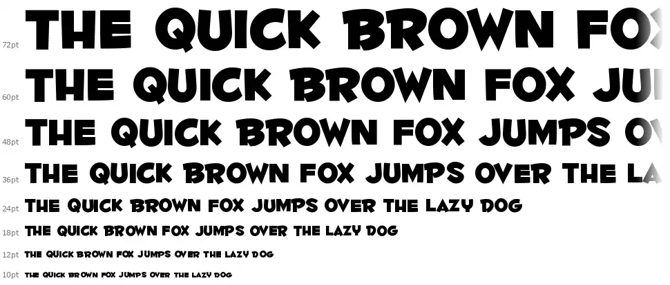 Fontdinerdotcom Huggablefont waterfall