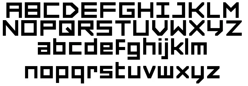 Forced Squarefont specimens