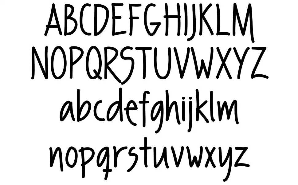 FP Second Handfont specimens