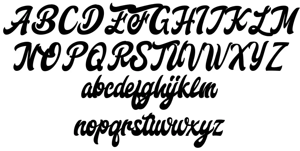 Freedam Theoryfont specimens