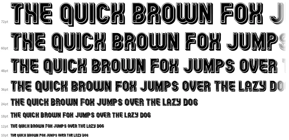 Fundamentfont waterfall