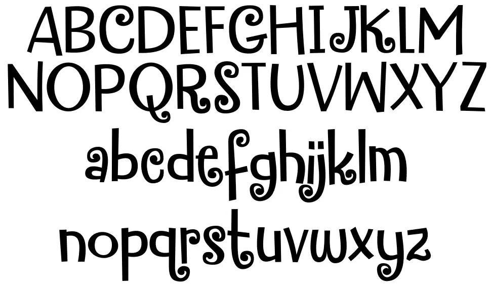 Funky Motherfont specimens