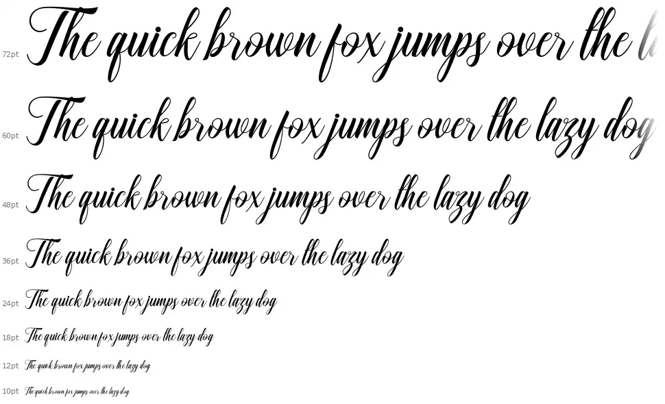 Ganesha Scriptfont waterfall