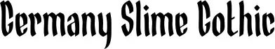 Germany Slime Gothic