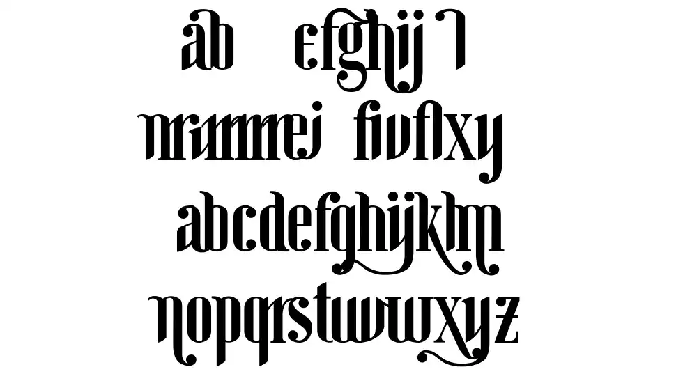 Ginebra Boldsfont specimens