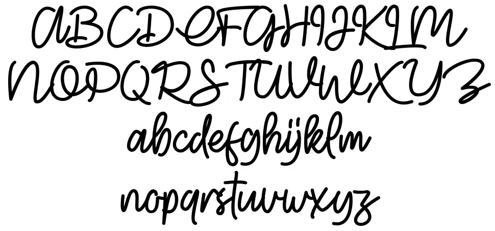 Glitter loversfont specimens