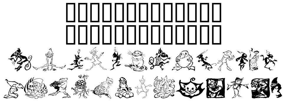 Goblinsfont specimens