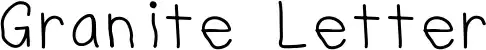 Granite Letter