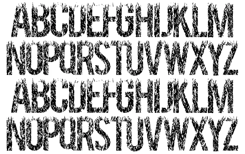 Grasseventfont specimens