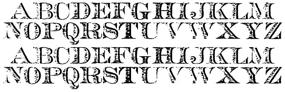 Gravers Shade of 10,352font specimens