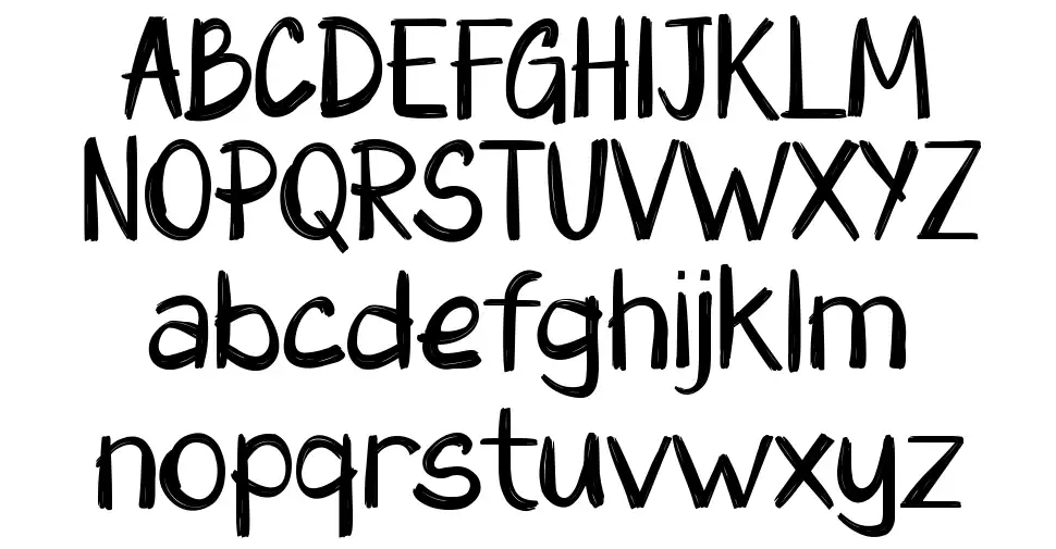 Gribblefont specimens