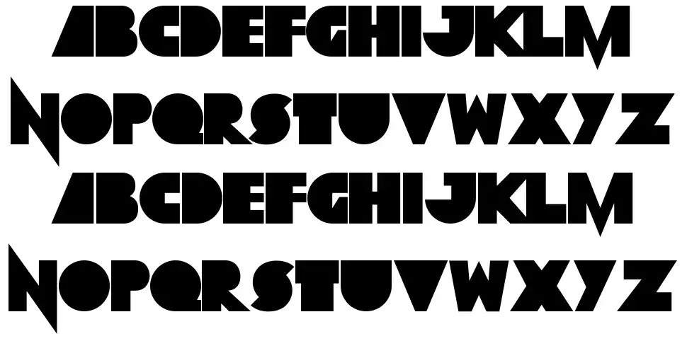 Grobsidianfont specimens