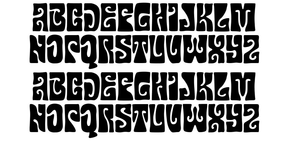 Gruviliciousfont specimens