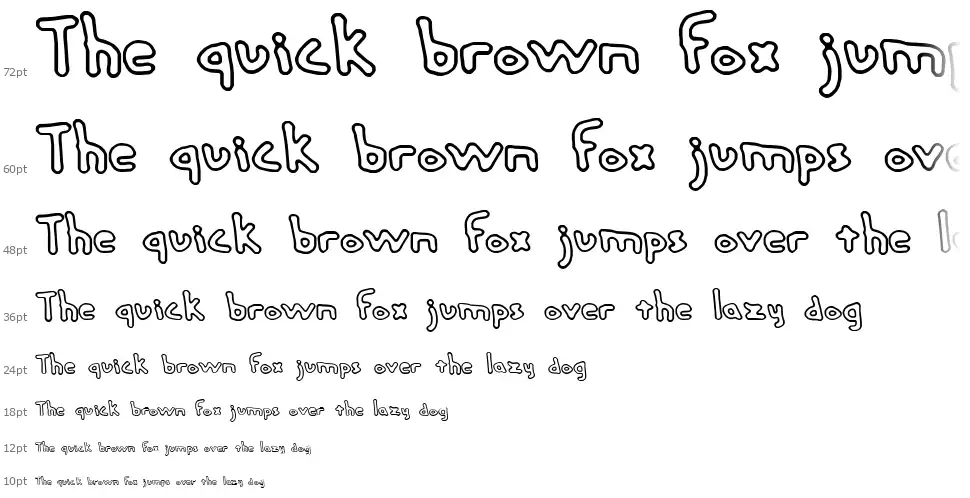 Hand Me Downfont waterfall