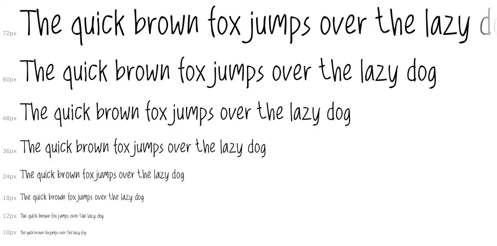 Handwitfont waterfall