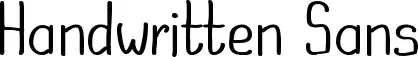 Handwritten Sans