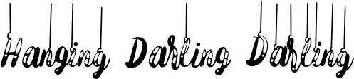 Hanging Darling