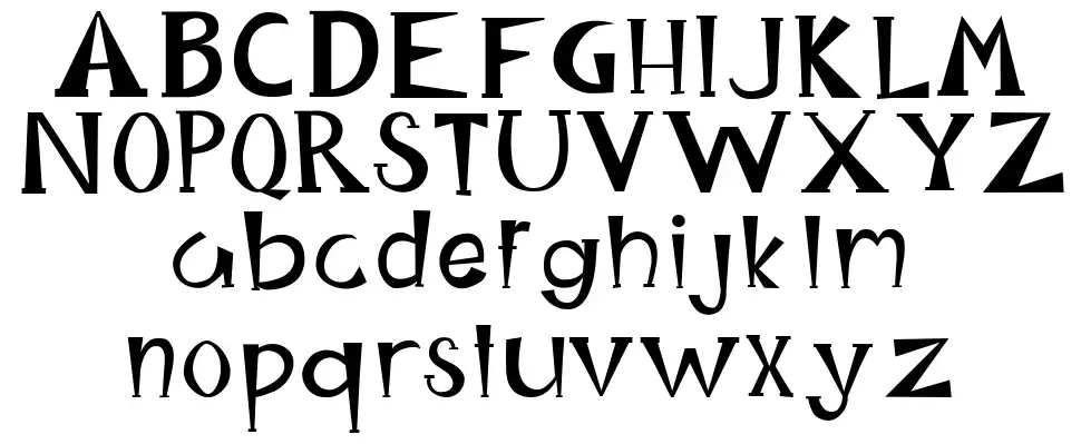 Happy Kingfont specimens