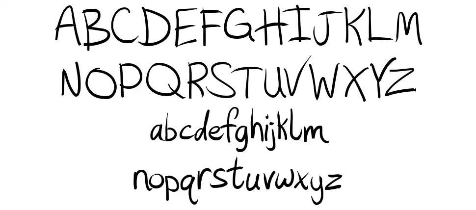Hashtagfont specimens