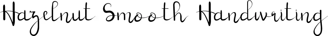 Hazelnut Smooth Handwriting