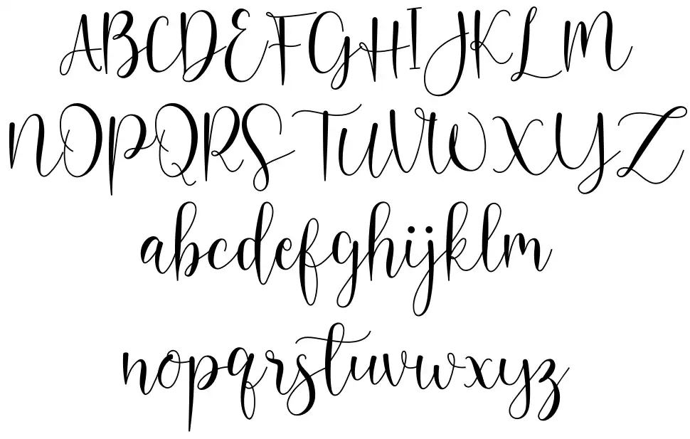 Hello Butterflyfont specimens
