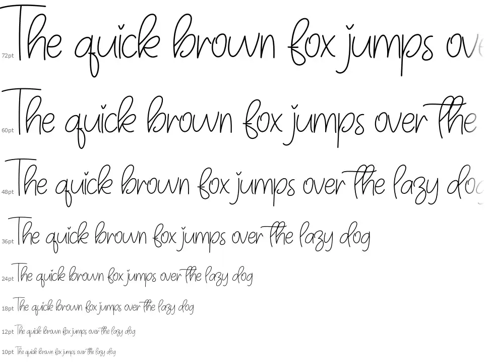 Hello Melodyfont waterfall