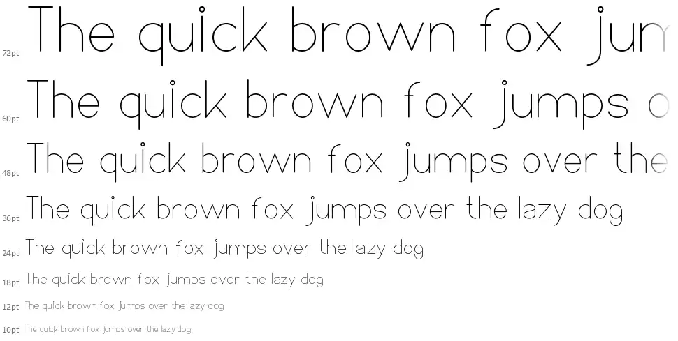 High Thin Lightfont waterfall