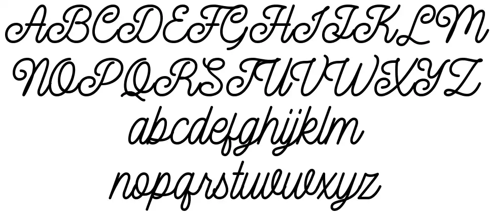 Higher Mondayfont specimens