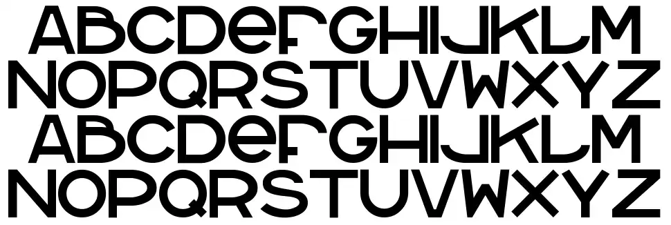 Homeblockfont specimens