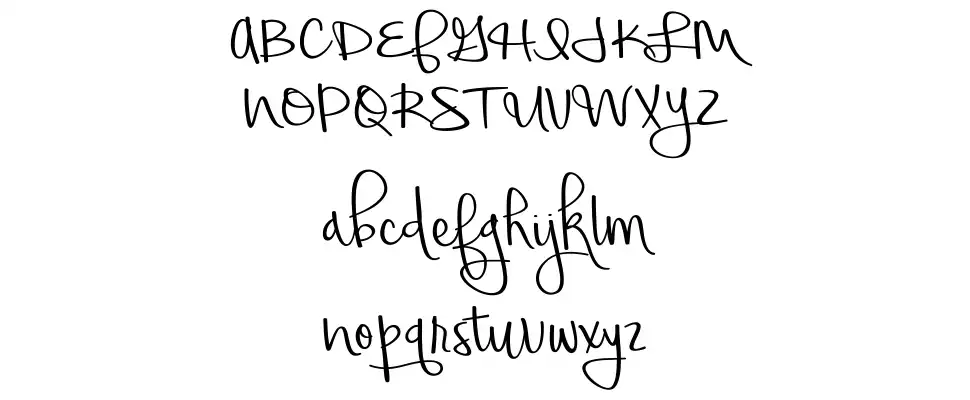 Honeyquickfont specimens