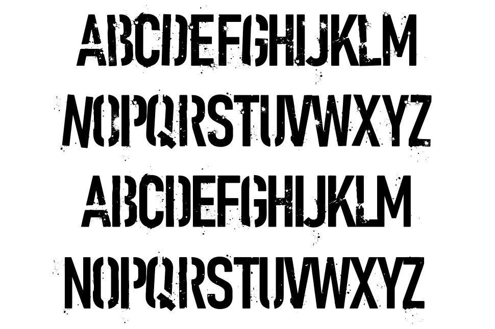 Howitzerfont specimens