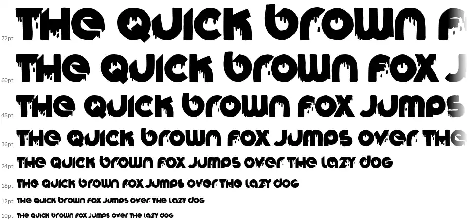 Humanoide 2014font waterfall