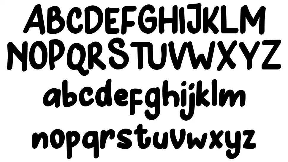 Hunny Bummyfont specimens