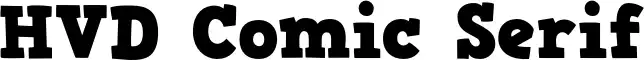HVD Comic Serif