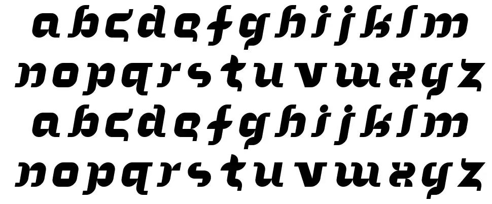 In the Arms of Sleepfont specimens