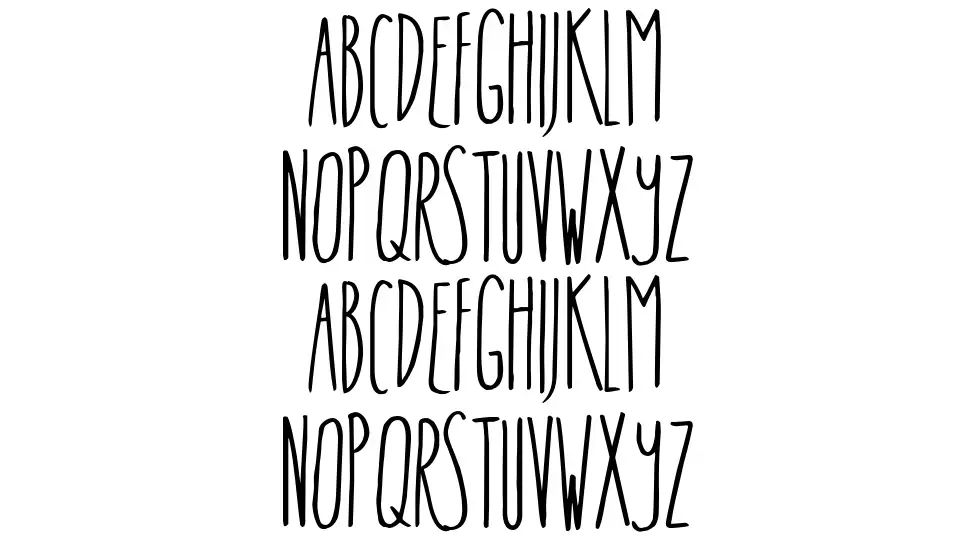 In The Knowfont specimens