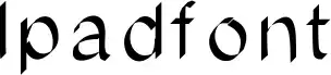 Ipadfont