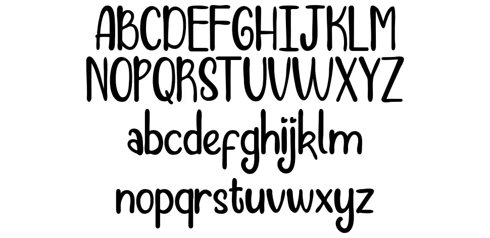 Jangkidsfont specimens