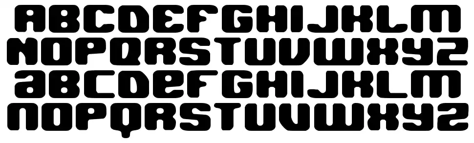 Jawbreakerfont specimens
