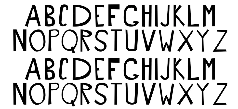Jek 5font specimens