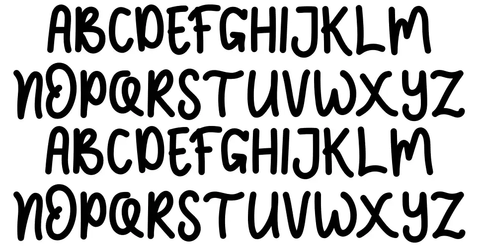 Jelly Sweetsfont specimens