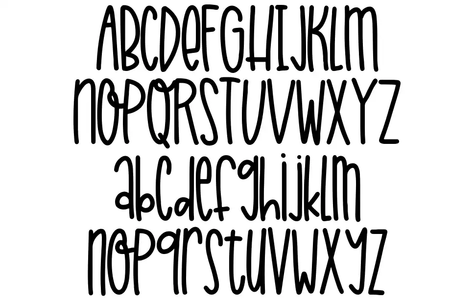 Jolly Dreamfont specimens