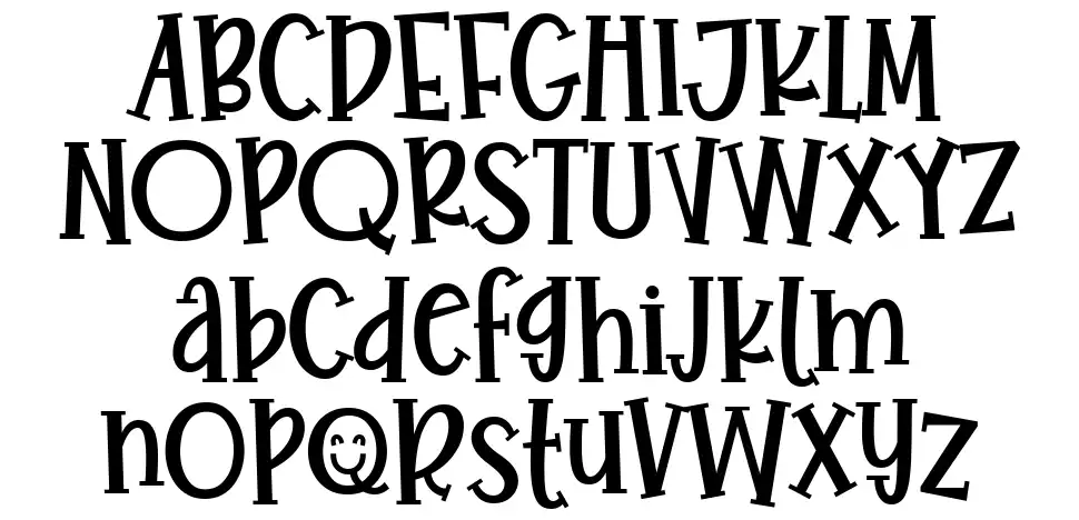 Joyful Storyfont specimens