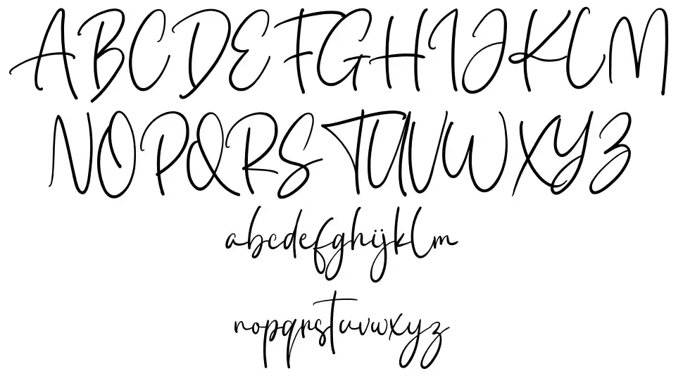 Julietta Kissingfont specimens