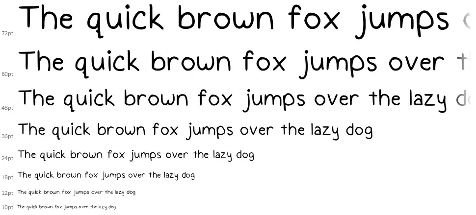 Kalis Handwritingfont waterfall