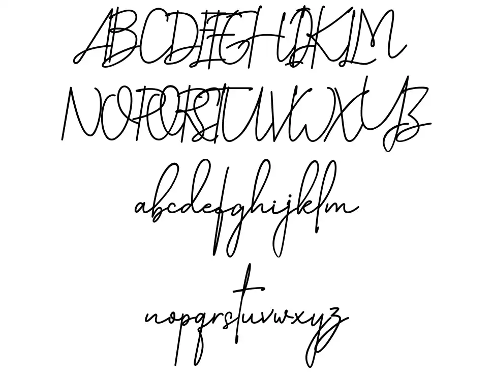 Katty Prettyfont specimens