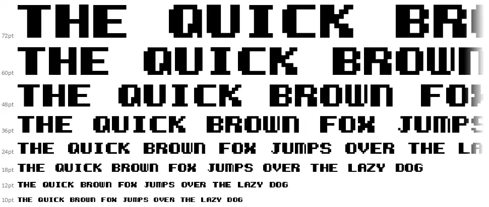 Kemco Pixelfont waterfall