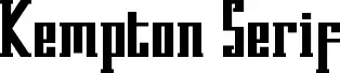 Kempton Serif